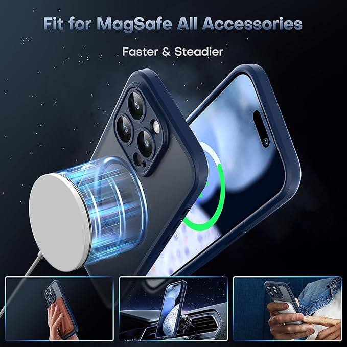Fit for MagSafe All Accessories  
Faster & Steadier