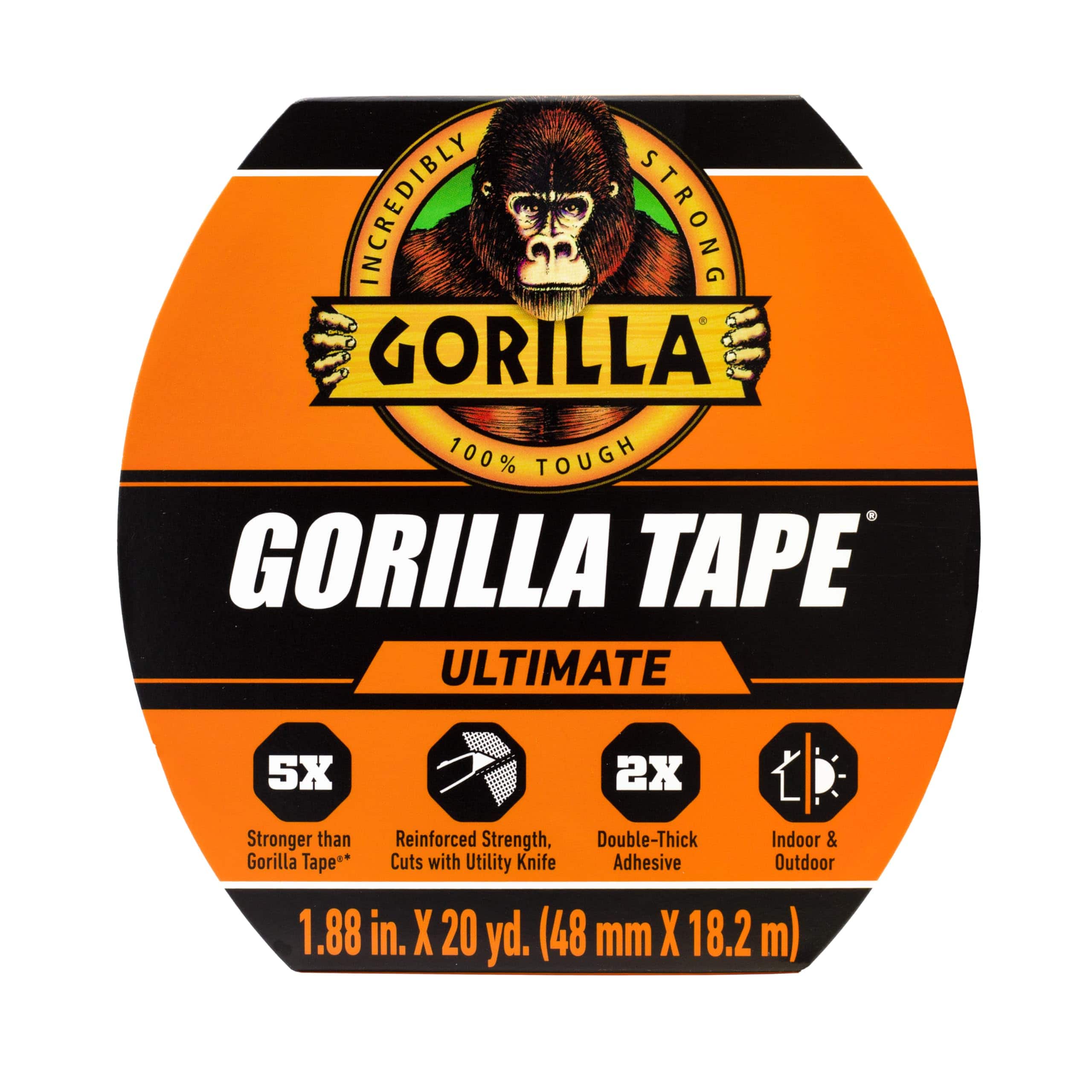 Ultimate Gorilla Tape - 1.88Inch x 20 yds - Black