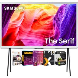 Samsung - 65" QLED 4K The Serif TV 2024 + 1 Year Warranty & Movies Streaming