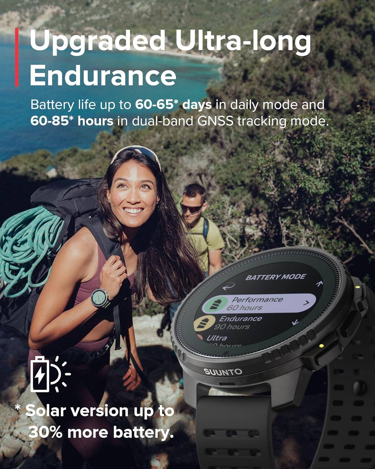 Upgraded Ultra-long Endurance

Battery life up to 60-65* days in daily mode and 60-85* hours in dual-band GNSS tracking mode.

BATTERY MODE
Performance 60 hours
Endurance 90 hours
Ultra

* Solar version up to 30% more battery.