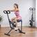 Left. MERACH - MERACH Squat Assist Trainer Foldable Squat Rider Machine for Glutes and Quads with 3 Tension Bands - Black.