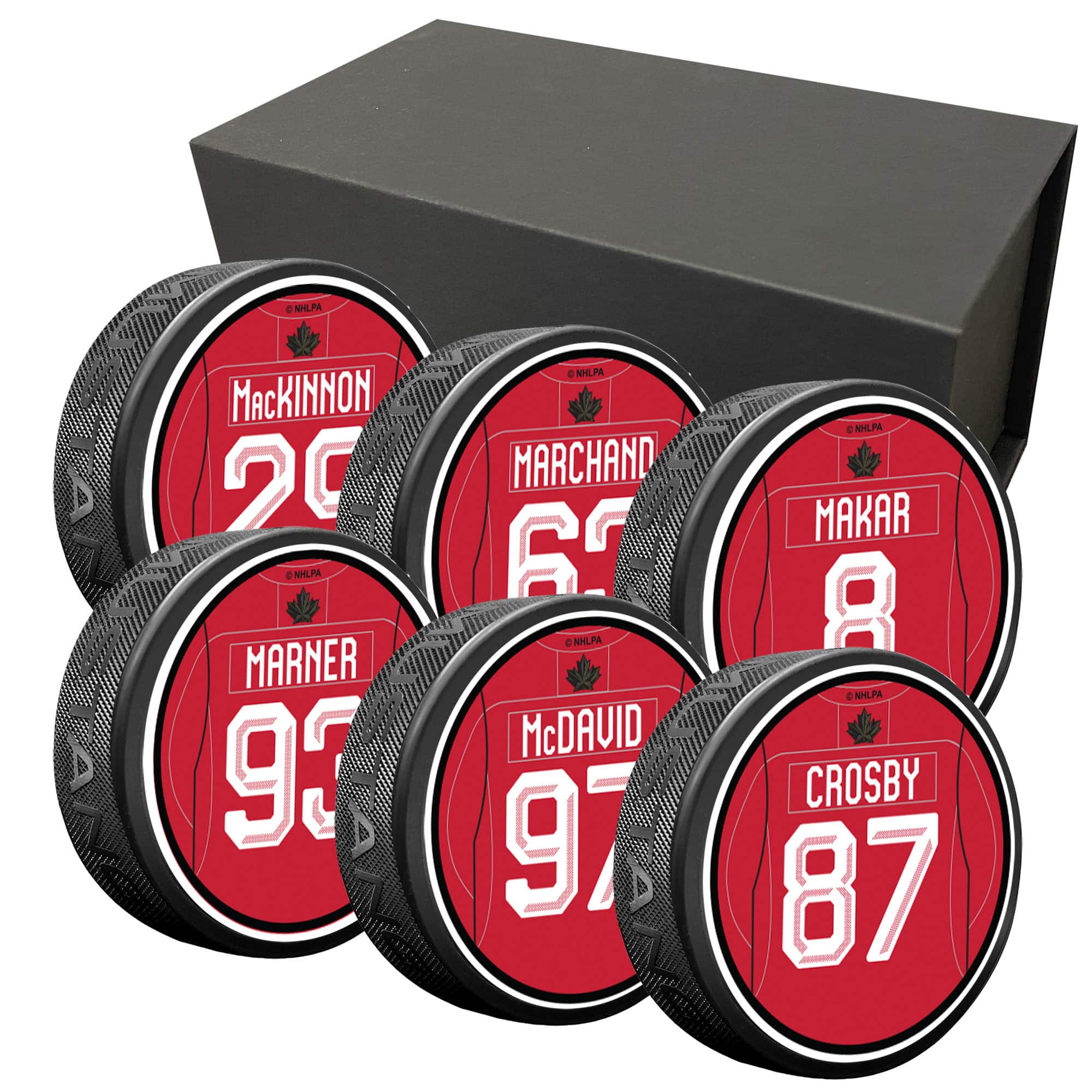 Mustang Drinkware - Hockey Canada 2026 Winter Olympics Player Six-Puck Pack - Multicolor