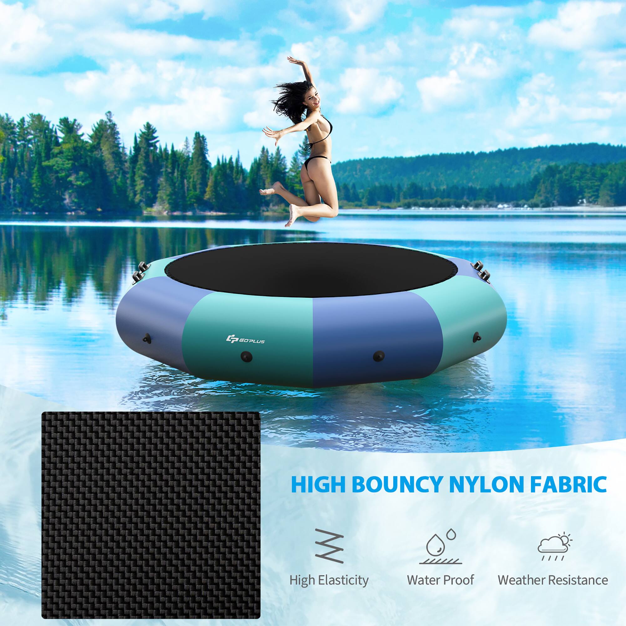 HIGH BOUNCY NYLON FABRIC  
High Elasticity  
Water Proof  
Weather Resistance