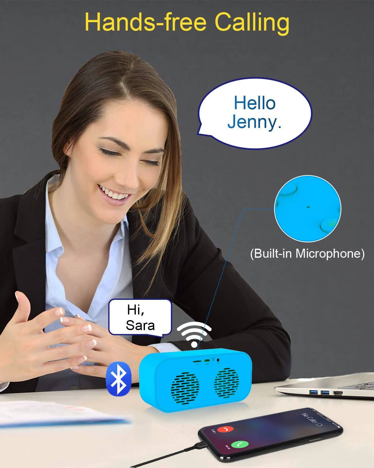 Hands-free Calling  
Hello Jenny.  
(Built-in Microphone)  
Hi, Sara