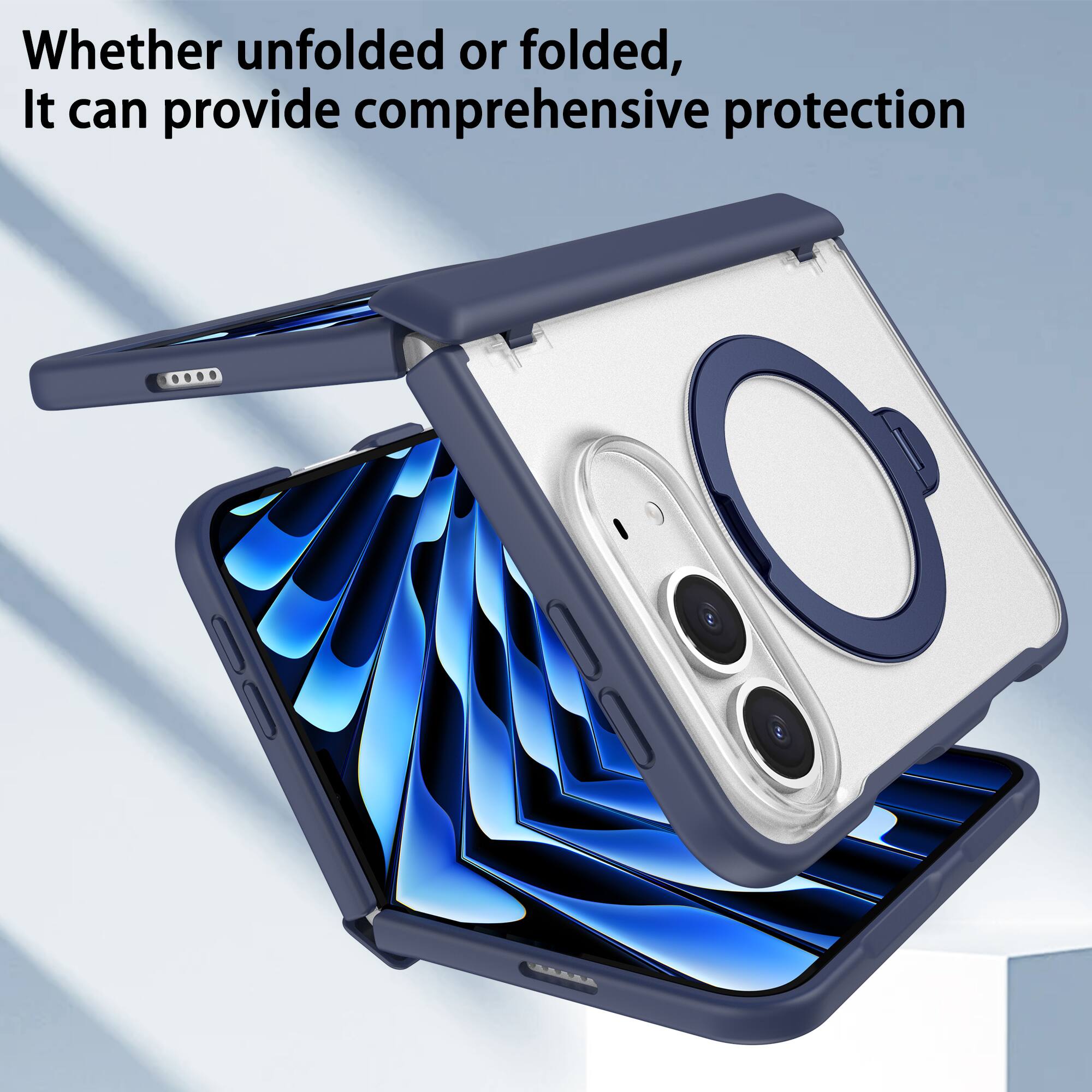 Whether unfolded or folded, It can provide comprehensive protection