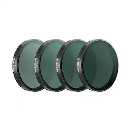 Freewell - Bright Day ND/PL Filter Kit for DJI Osmo Action 6 Camera, 4-Pack