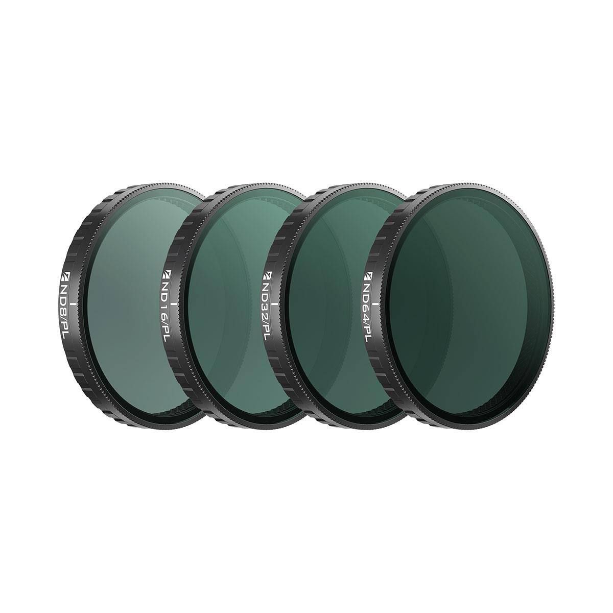 Freewell - Bright Day ND/PL Filter Kit for DJI Osmo Action 6 Camera, 4-Pack