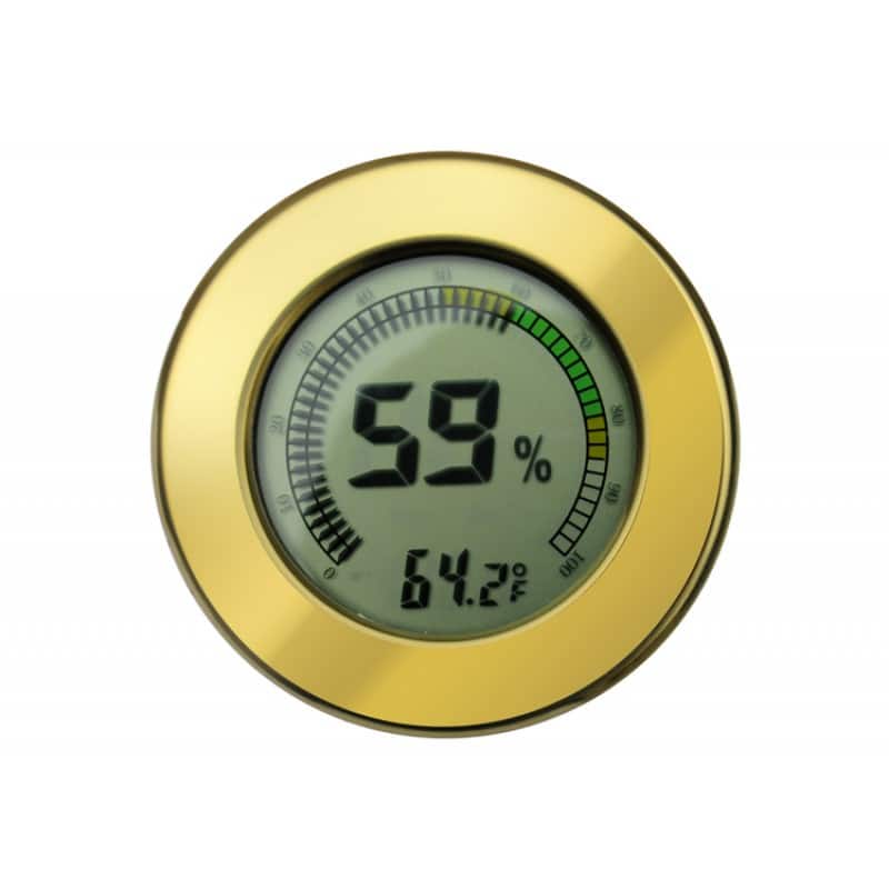 Prestige - Digital Hygrometer with Calibration (Gold) - Gold Polished Finish price history on PriceWatchPro