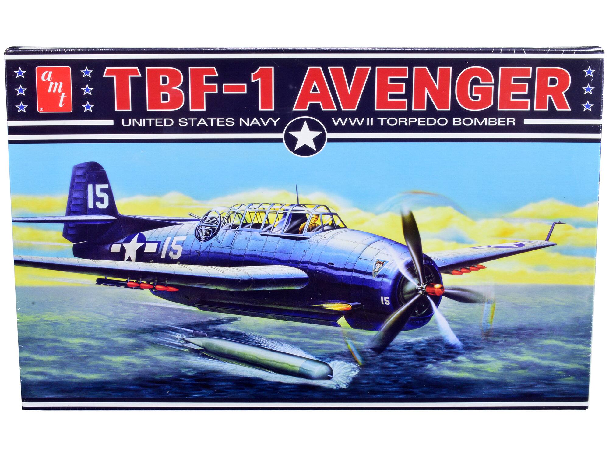 TBF-1 AVENGER  
UNITED STATES NAVY  
WWII TORPEDO BOMBER  

15