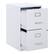 Alt View 14. OSP Home Furnishings - 2 Drawer Locking Metal File Cabinet - White.