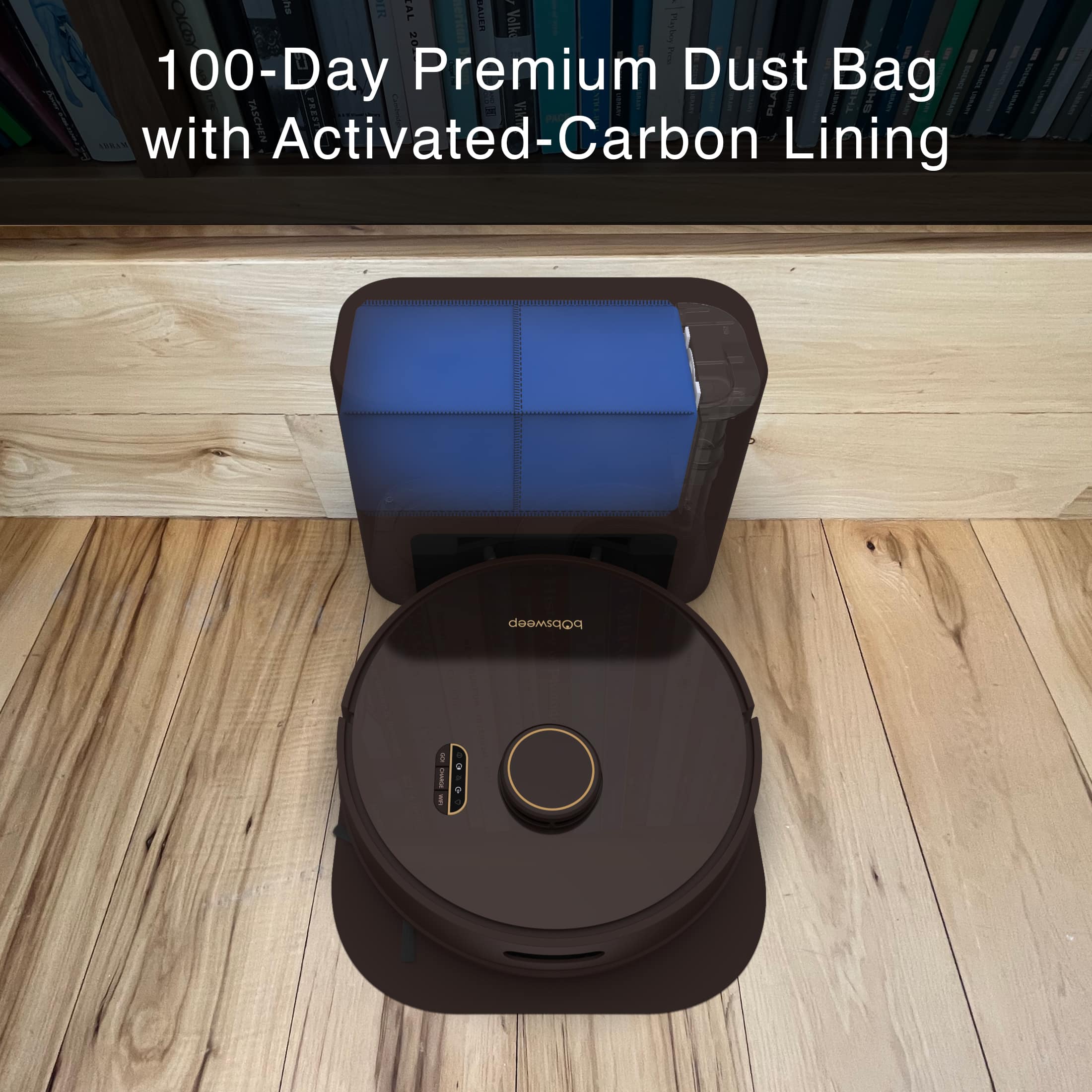 100-Day Premium Dust Bag with Activated-Carbon Lining for BOBsweep Vacuum Cleaner.