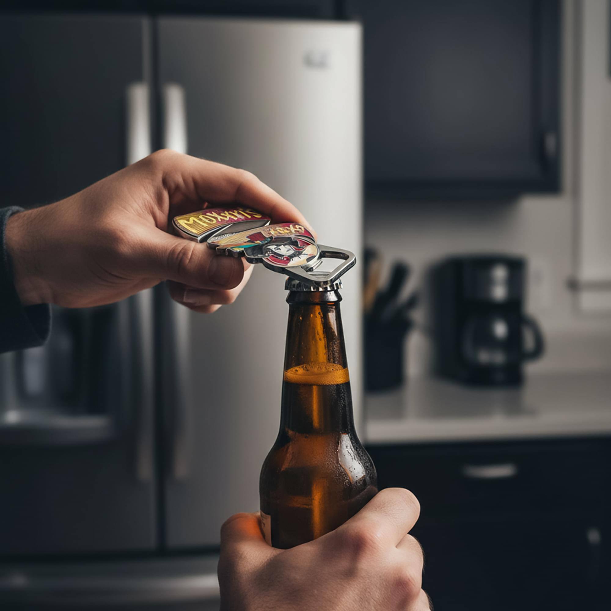 Alt View 6. Fanattik - Borderlands Mad Moxxi Magnetic Enamel Metal Bottle Opener - Multi-Colored.