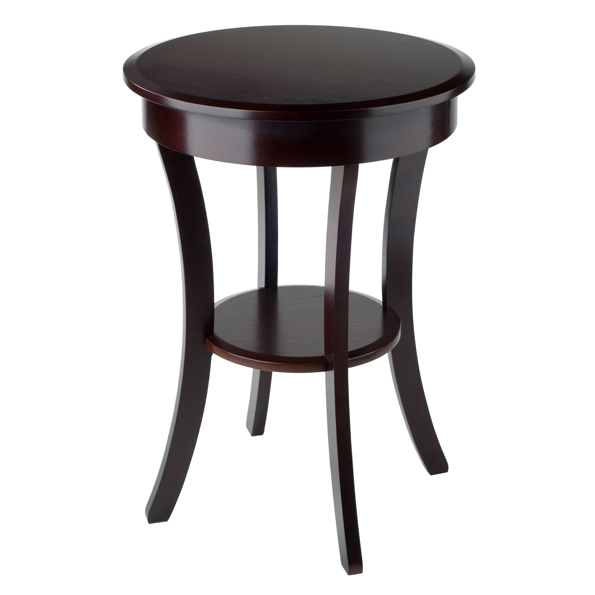 Alt View 7. Winsome Wood - Sasha Round Accent Table - Cappuccino.