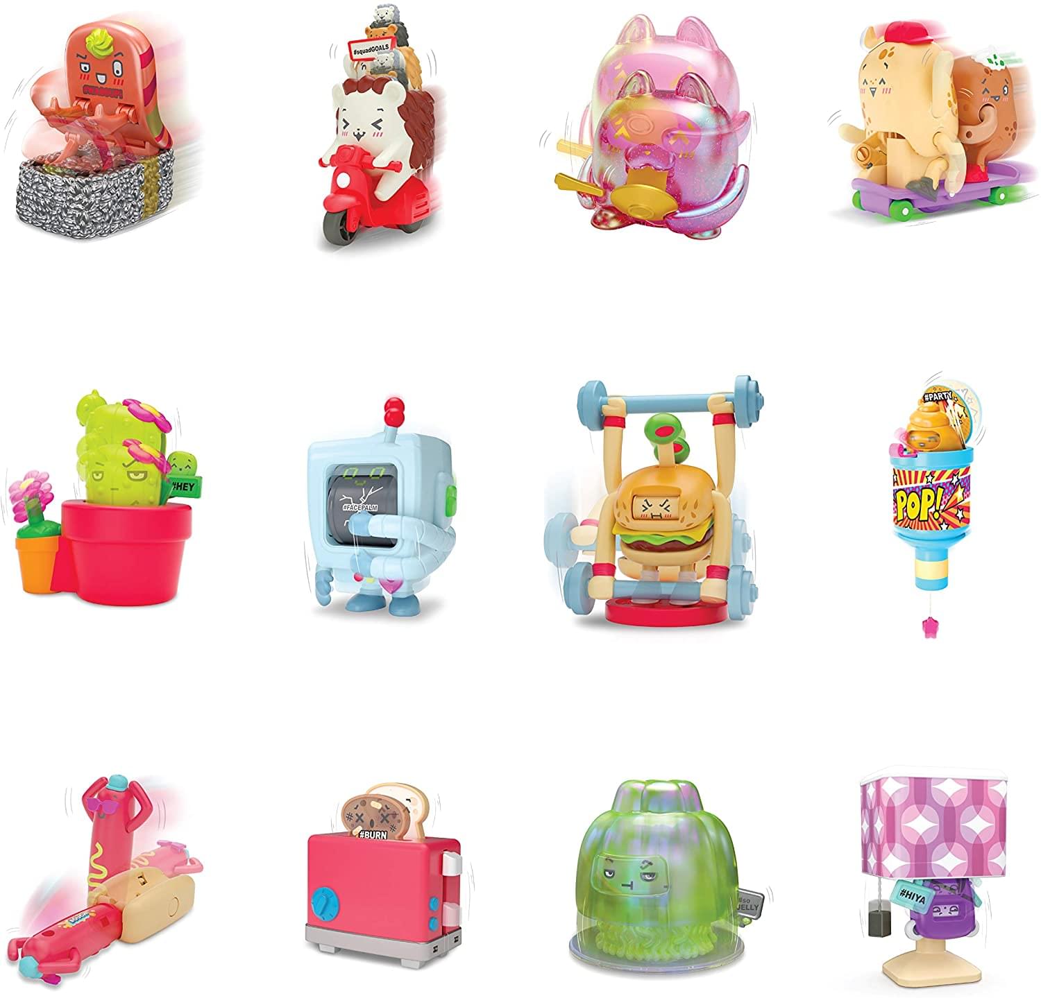 Sure, here is the corrected and grouped text from the image:

1. **Top Row:**
   - "PQUL"
   - "SRARTE"
   - "THEY"
   - "adRns"
   - "A POP! S TRURN JELLY CHIYA 2"

2. **Second Row:**
   - "THEY"
   - "PARTY"
   - "POP!"

3. **Third Row:**
   - "BURN"
   - "HIYA"

4. **Fourth Row:**
   - "HIYA"