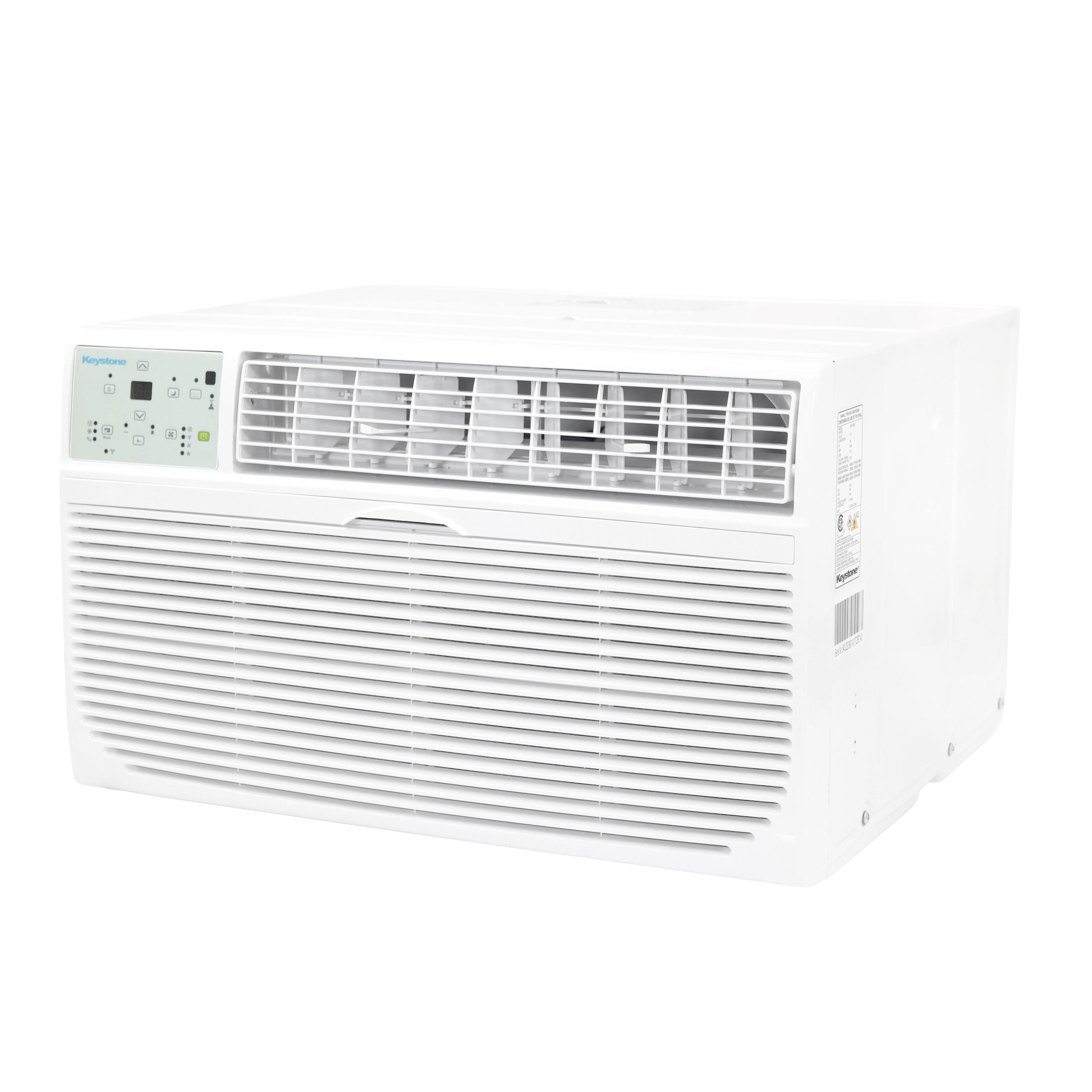 Alt View 12. Keystone - Energy Star 12,000 BTU 230V Through-the-Wall Air Conditioner with Follow Me LCD Remote Control - White.