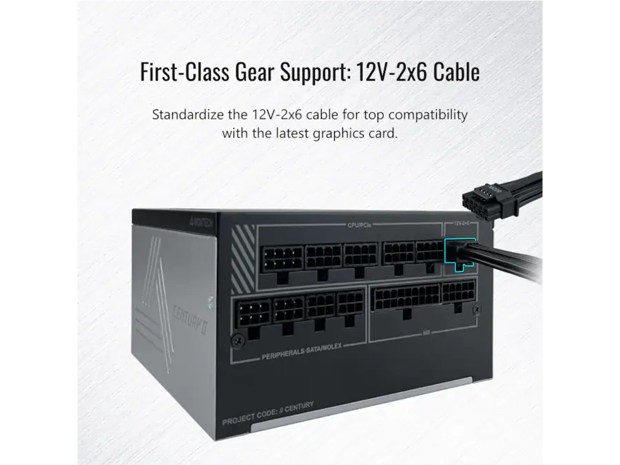 Montech Riser Cable Montech CENTURY II 1200W 80+ Gold & Cybenetics Platinum Modular PSU ATX ...