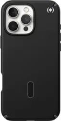 Speck - Presidio2 Pro ClickLock Case with MagSafe for Apple iPhone 16 Pro Max - Black - Front_Zoom