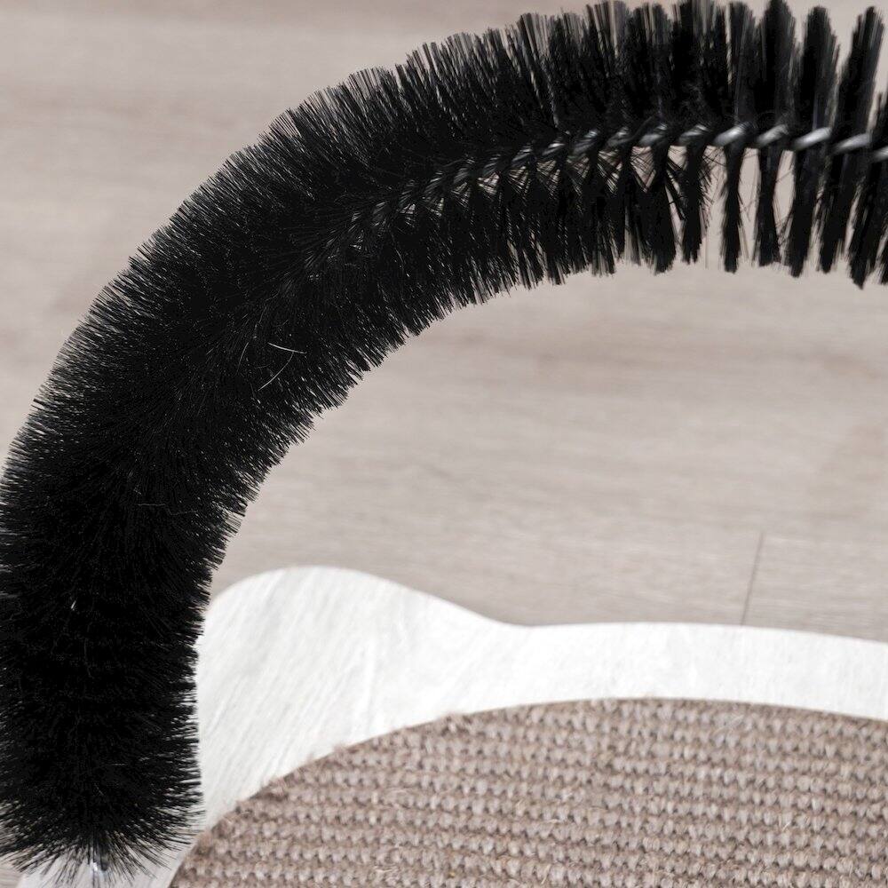 Back. PetPals - Nifty Cat Massager & Sctching Pad - Gray.