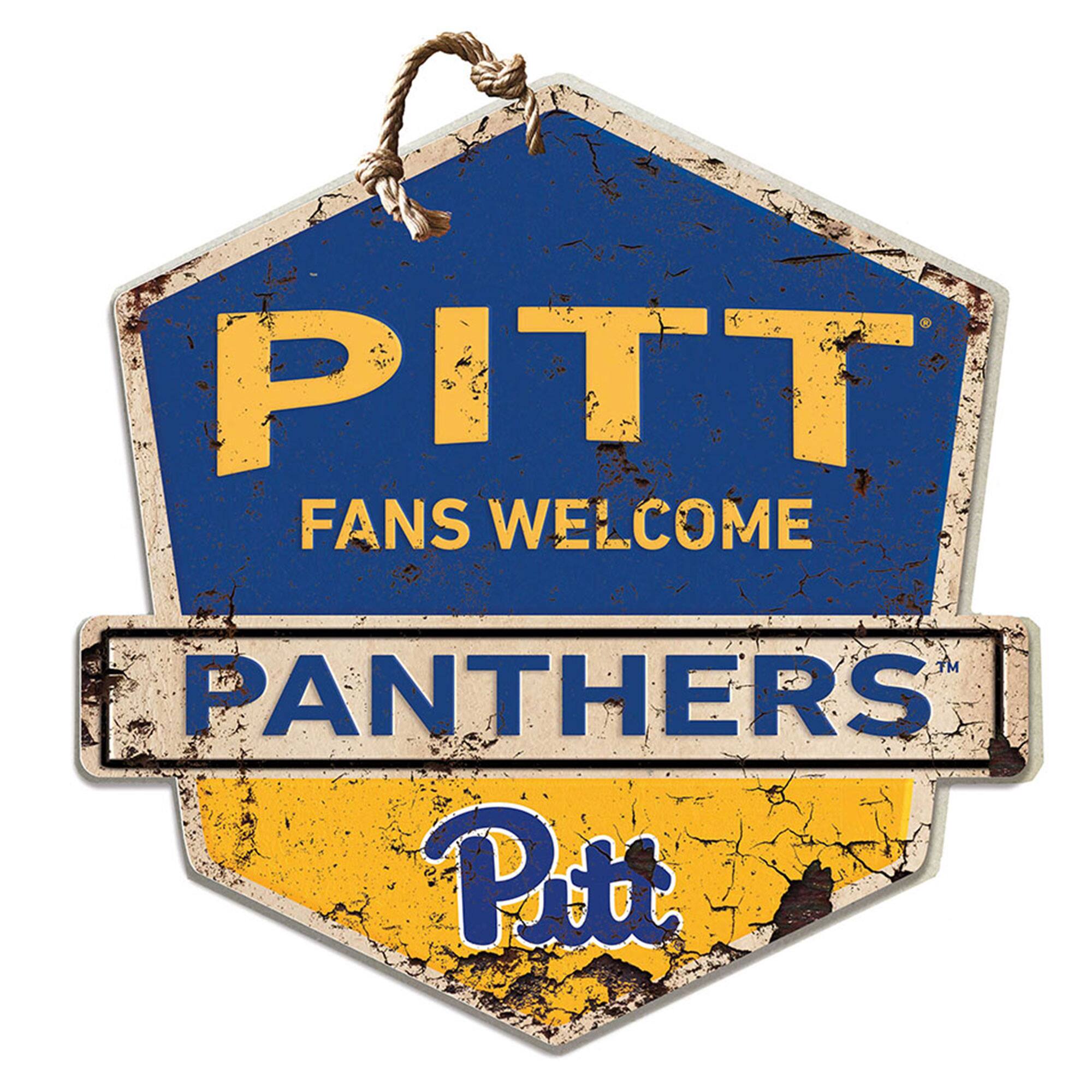 Pitt Panthers Fans Welcome Sign