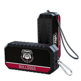Keyscaper - Georgia Bulldogs Secondary Logo End Zone Water Resistant Bluetooth Speaker - Multicolor