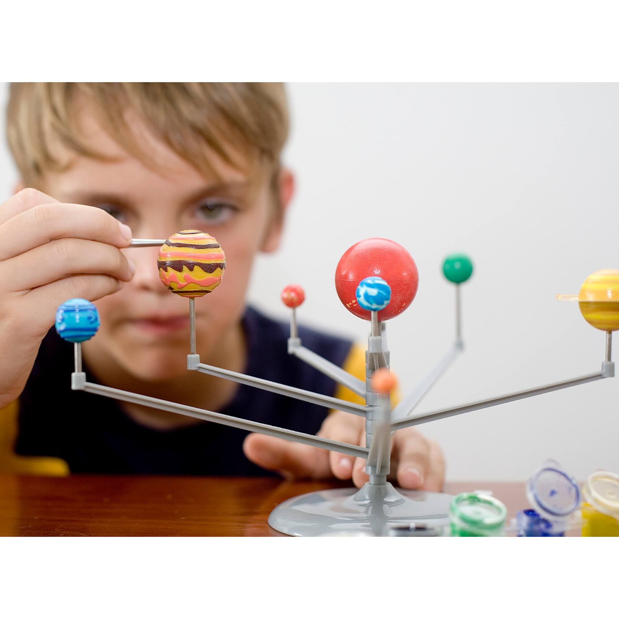 Alt View 2. 4M - 4M: Solar System Planetarium - Build 11.8" Glow-in-the-Dark Model, DIY STEM.
