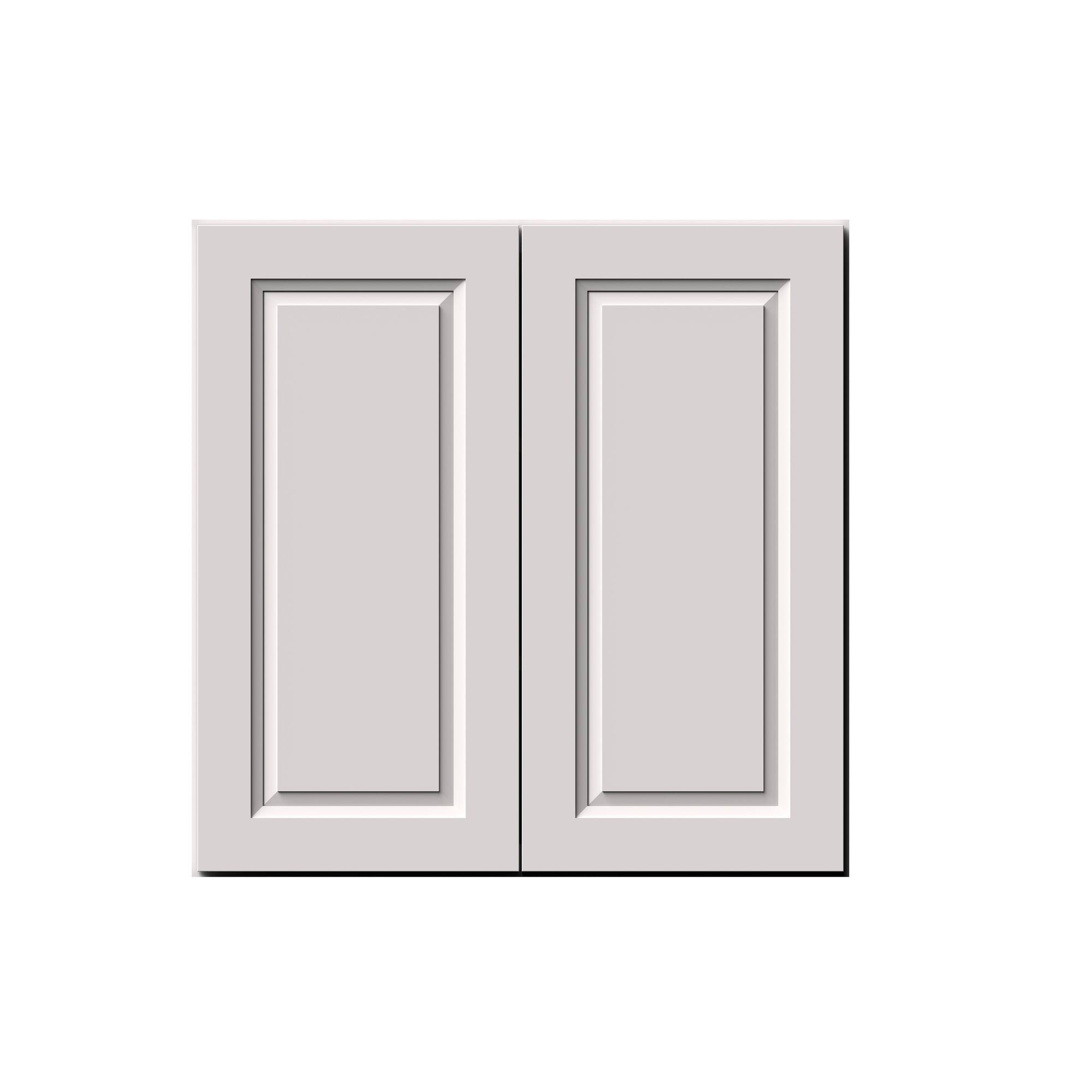 Alt View 1. Boyel Living - 30-in W x 30-in H x 12-in D Shaker RTA Kitchen Wall Cabinet with Soft-Close Doors - Glacier White.