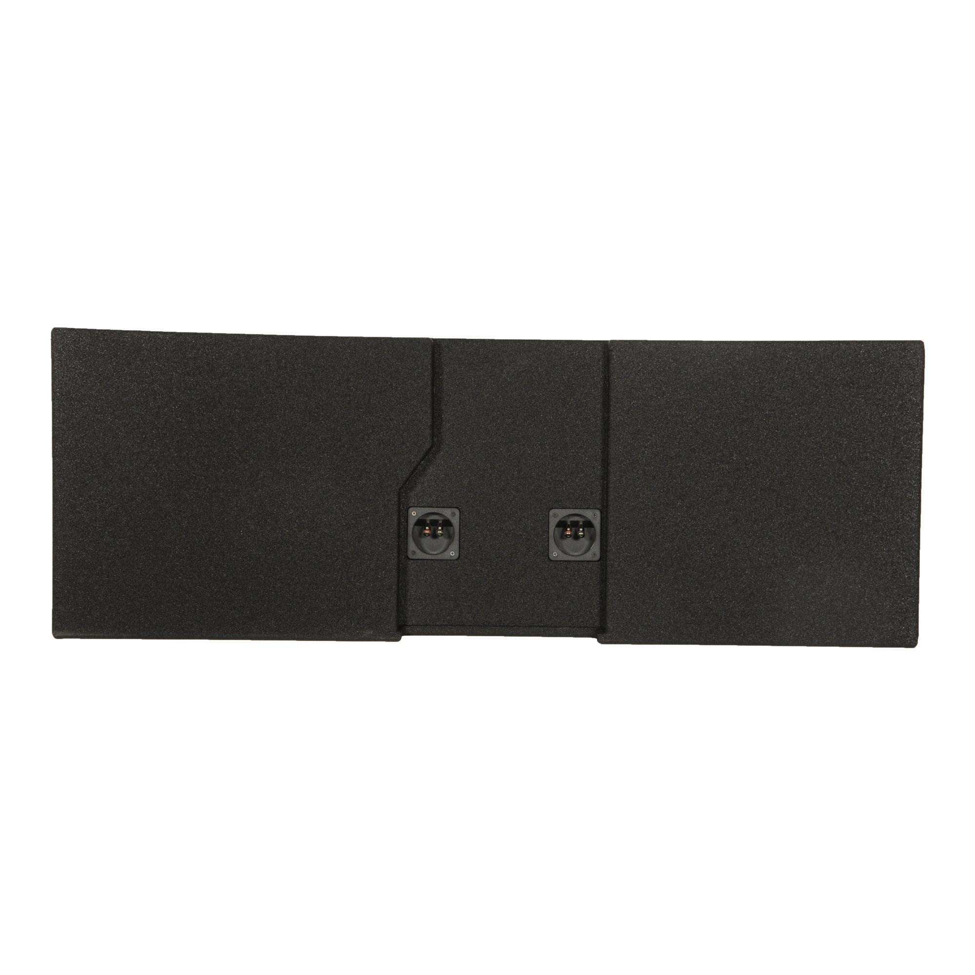 Alt View 5. QPower - QPower Dual 12" Sub Box - Chevy Silverado Crew Cab & GMC Sierra Crew Cab 07-13 - Black.