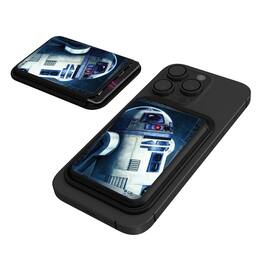 Keyscaper - Star Wars: A New Hope Portrait Black Magnetic Credit Card Wallet - R2-D2