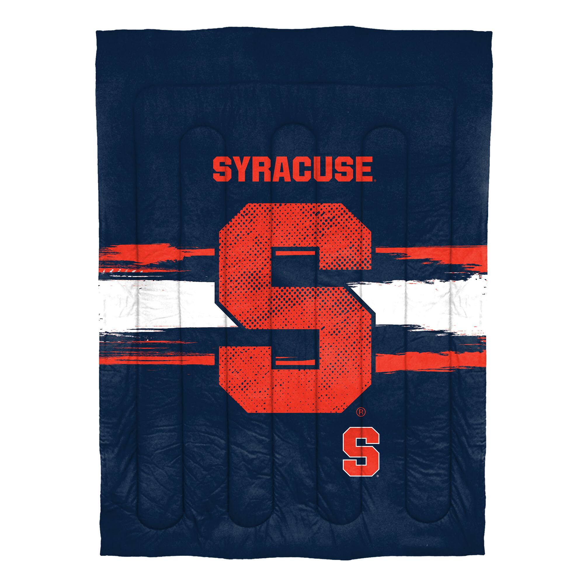 Angle. Sweet Home Collection - NCAA Syracuse Orange Comforter & Sham Set- Twin/Twin XL - Multicolored.