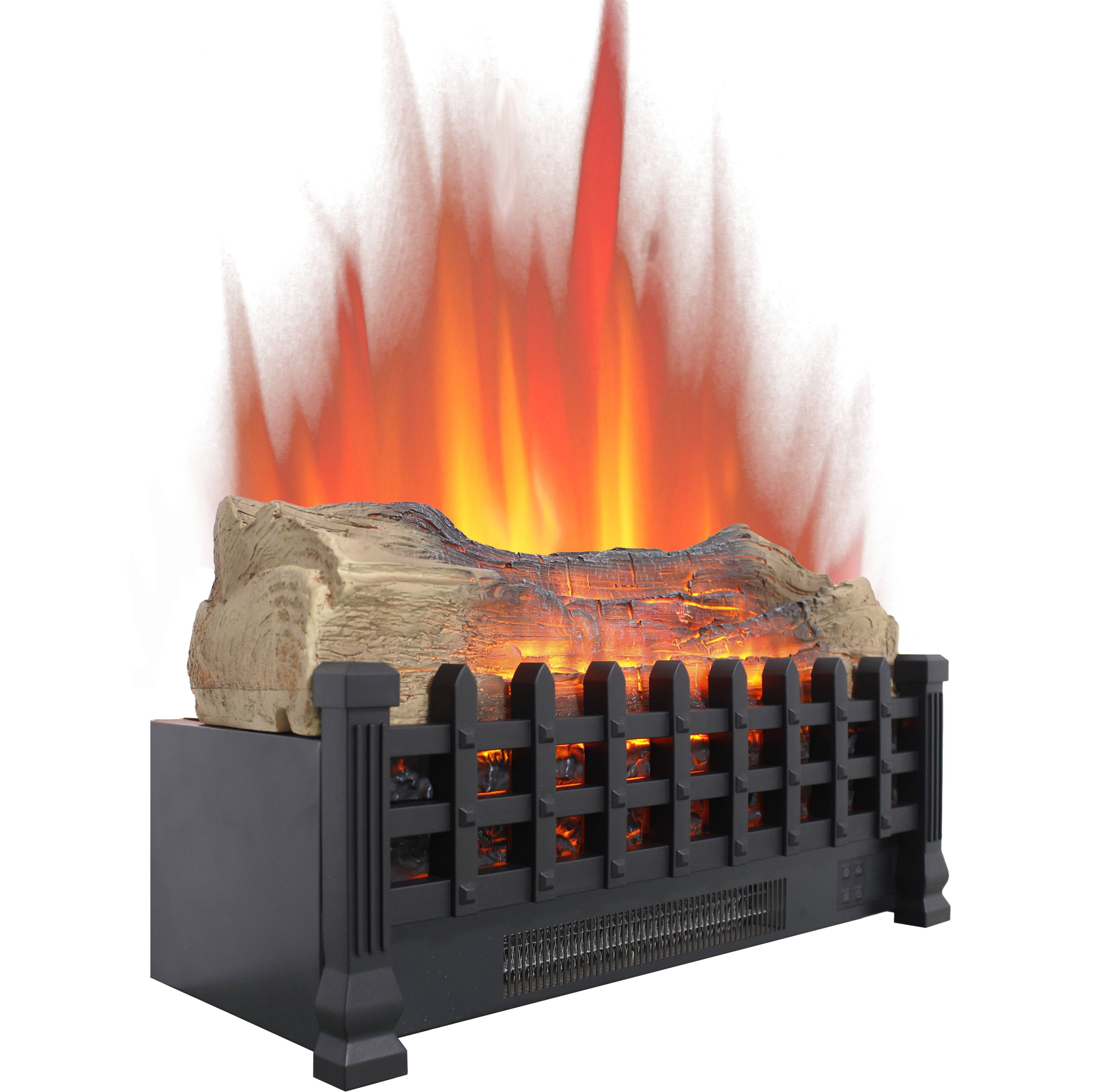 Alt View 1. APRILSOUL - 20 Inch Electric Fireplace 3d Log Set Insert Free Standing Heater For Indoor - Black.