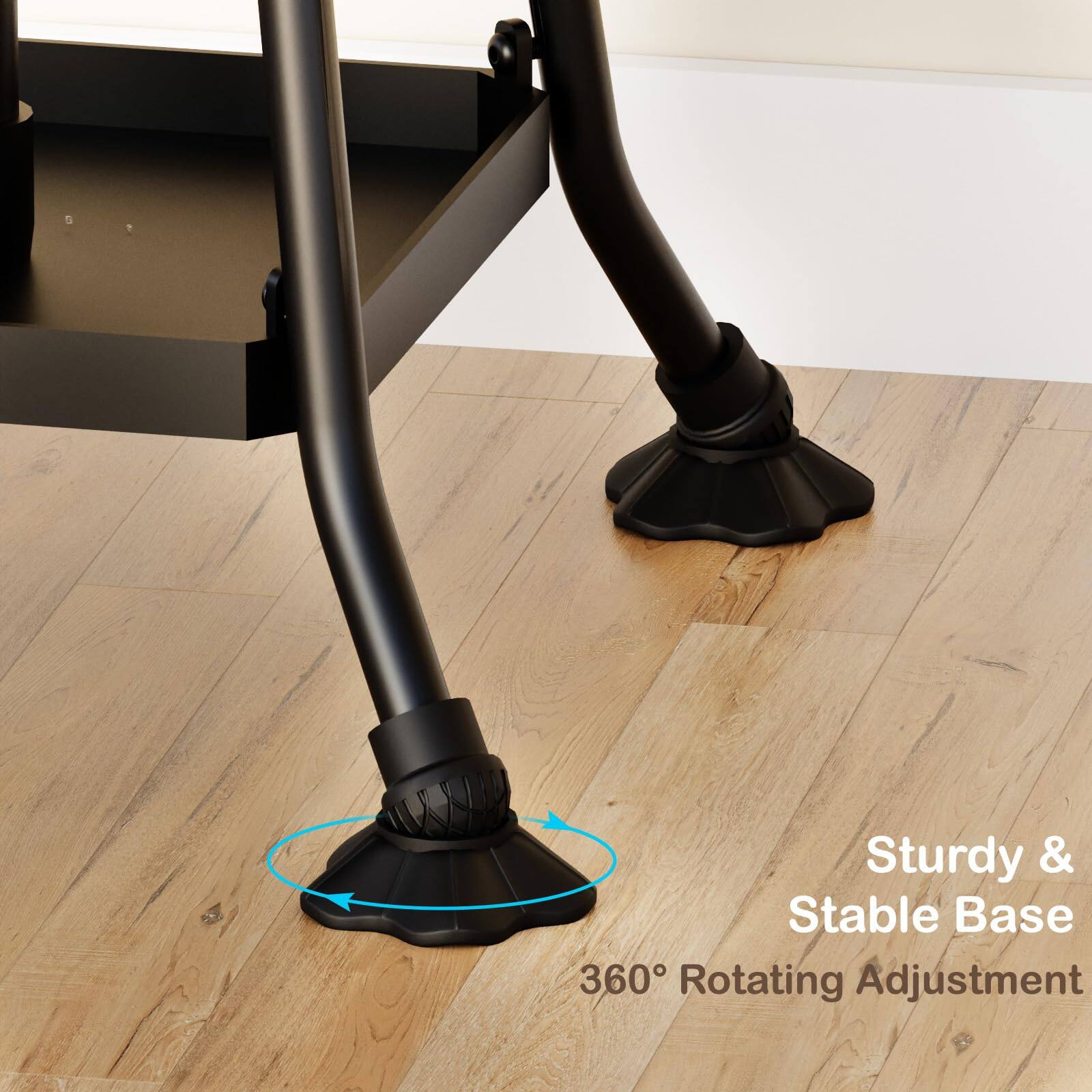 Sturdy & Stable Base  
360° Rotating Adjustment
