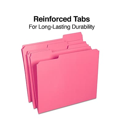 Reinforced Tabs  
For Long-Lasting Durability