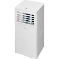 LG - 250 Sq. Ft. Portable Air Conditioner 6,000 BTU - White - Front_Zoom