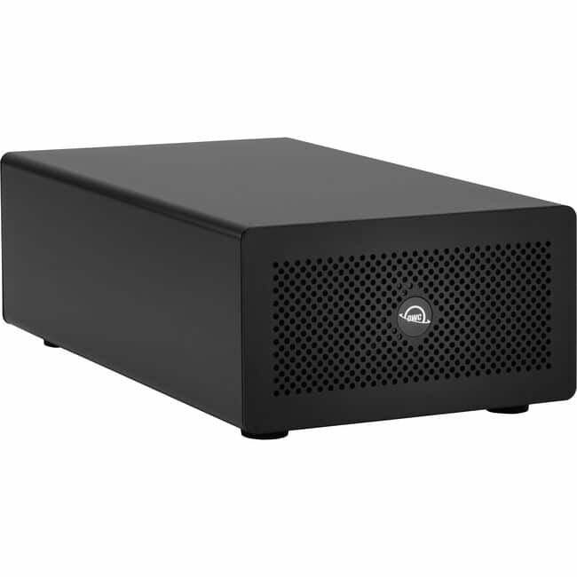 OWC - Mercury Helios 5S Thunderbolt 5 (USB-C) External PCIe and Connectivity Expansion Solution with 3 TB5 80GB Ports - Black