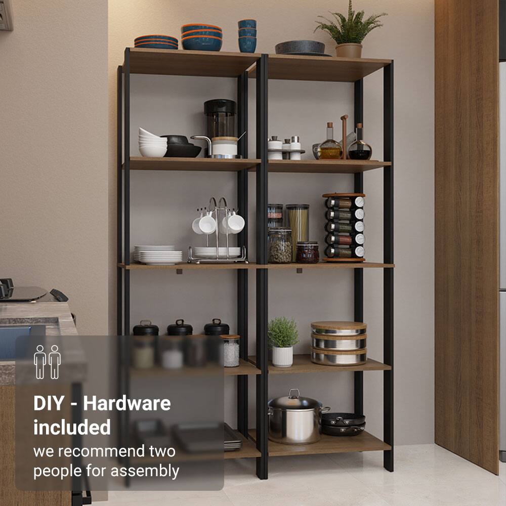 DIY - Hardware included  
we recommend two people for assembly