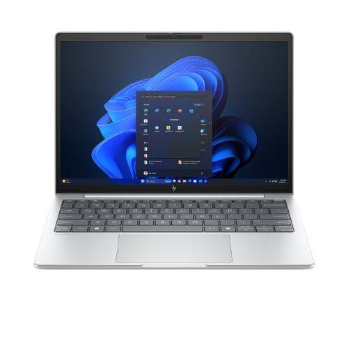 Front. HP - EliteBook 830 13.3" WUXGA Intel Core Ultra 7 265U 2.1GHz 16GB 512GB SSD Intel Graphics Windows 11 Pro Laptop - Silver.