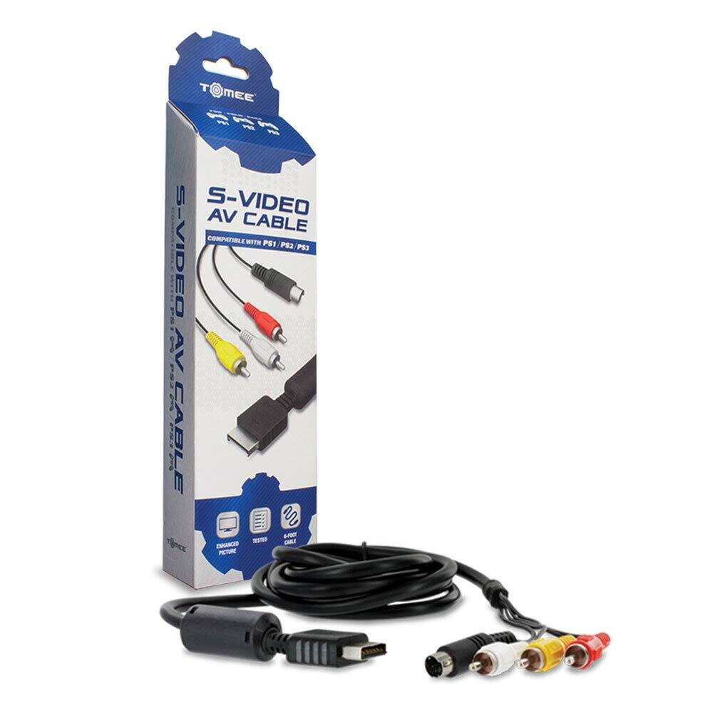 Tomee S-Video AV Cable Compatible with PS1, PS2, PS3  
1 S-Video 1 AV  
Enhanced Picture