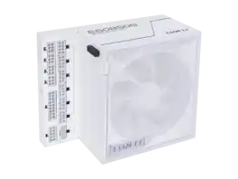 Lian Li - EDGE850W White - ATX 3.1, PCIE 5.1, Gold Efficiency, Low-Noise, L-Shape (EG0850G.W)