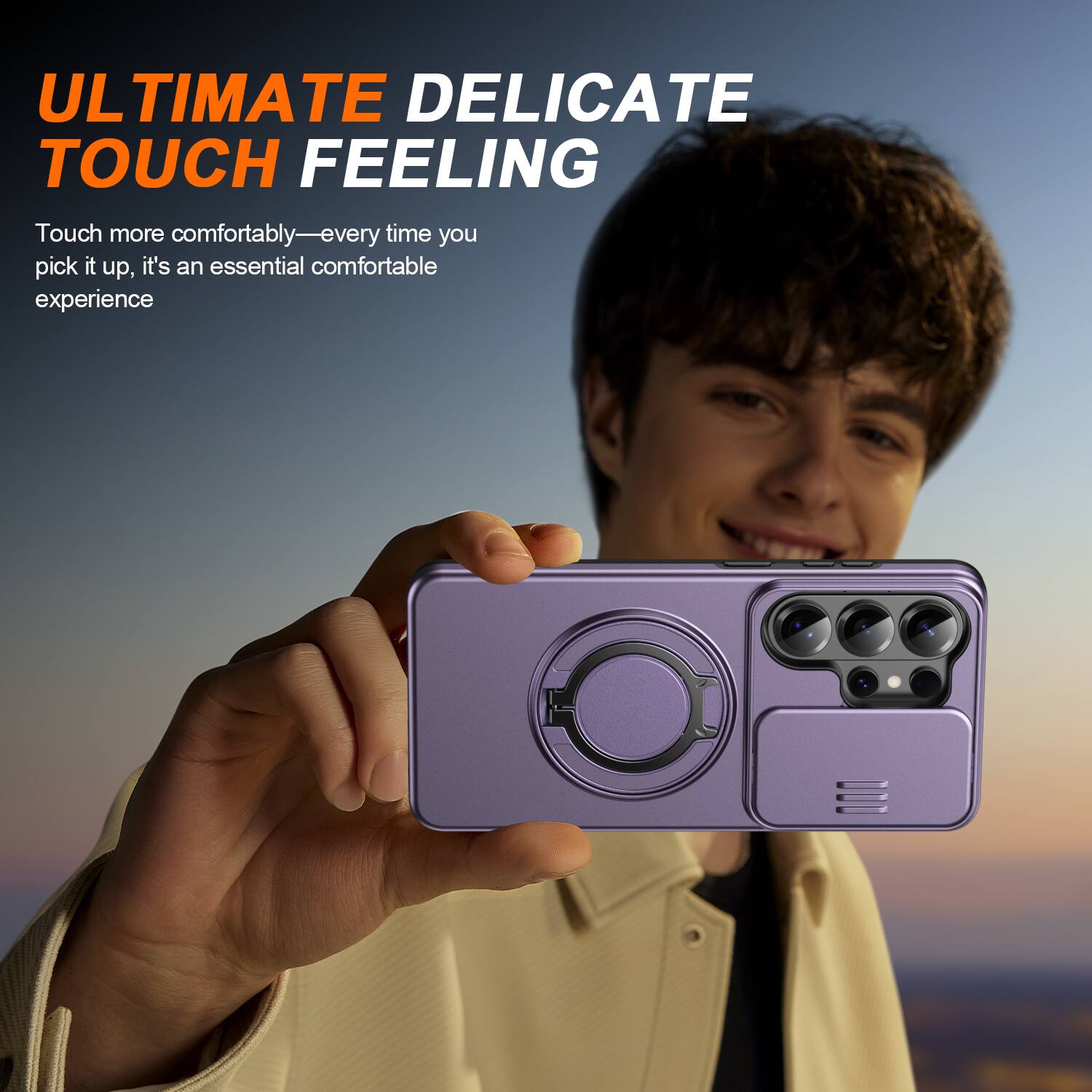 ULTIMATE DELICATE TOUCH FEELING

Touch more comfortably—every time you pick it up, it's an essential comfortable experience