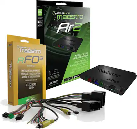 Climate CataLink
maestro RF03
Installation Harness
Harnais d'installation
Arnes de instalación
SELECT FOR 2018+
maestro A2e
Advanced Car Radio Replacement Interface
Interface avancée de remplacement d'autoradio
Interfaz avanzada para reemplazo del autoradio
REEMPLAZO AVANZADO PARA INTERFAZ AUTO RADIO
ADS-MRR2
Bluetooth
CAN
R2