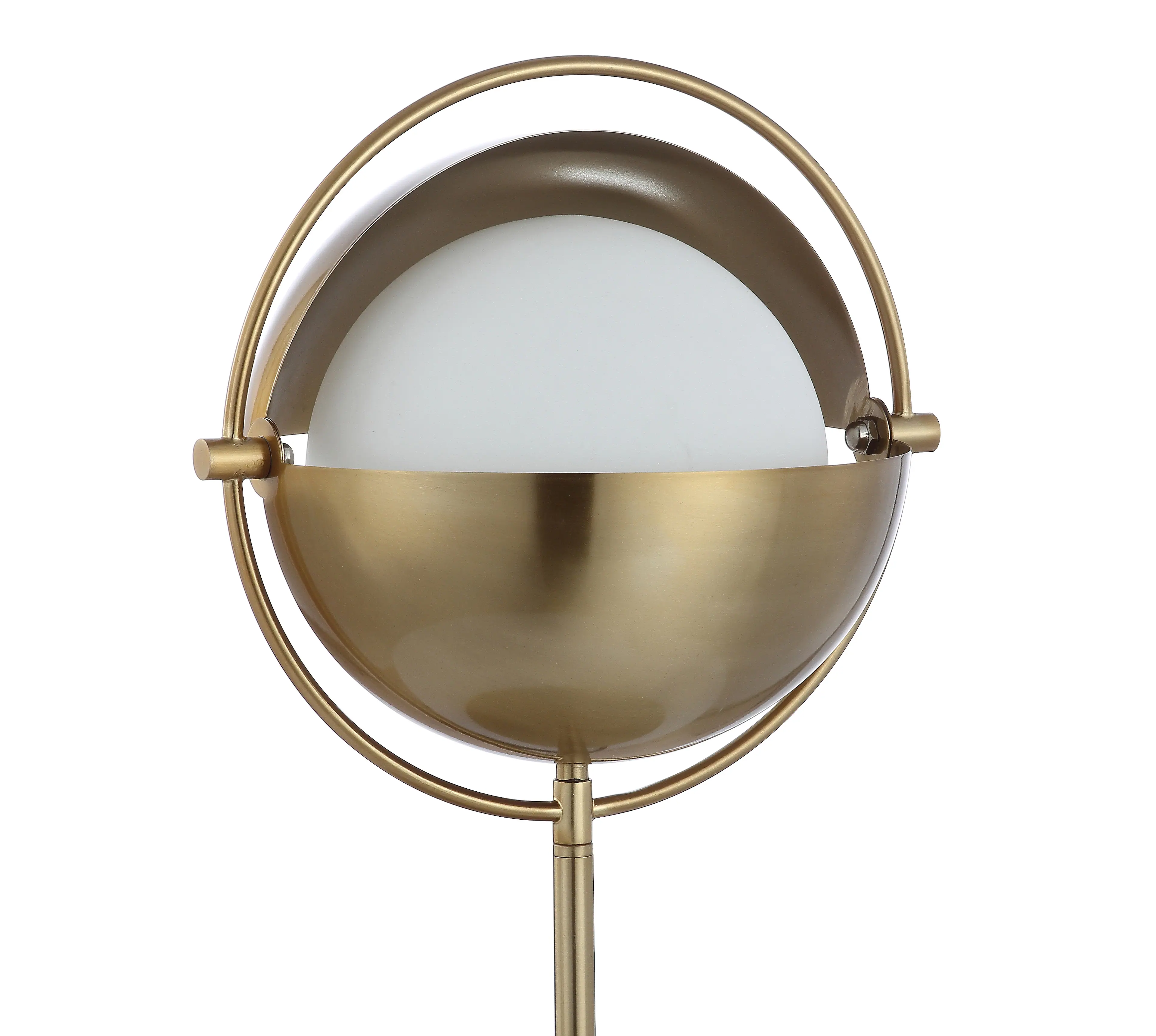 Alt View 6. Jonathan Y - Casi 17.5" Iron/Glass Art Deco Mid-Century Globe LED Table Lamp, Brass Gold - Brass Gold.