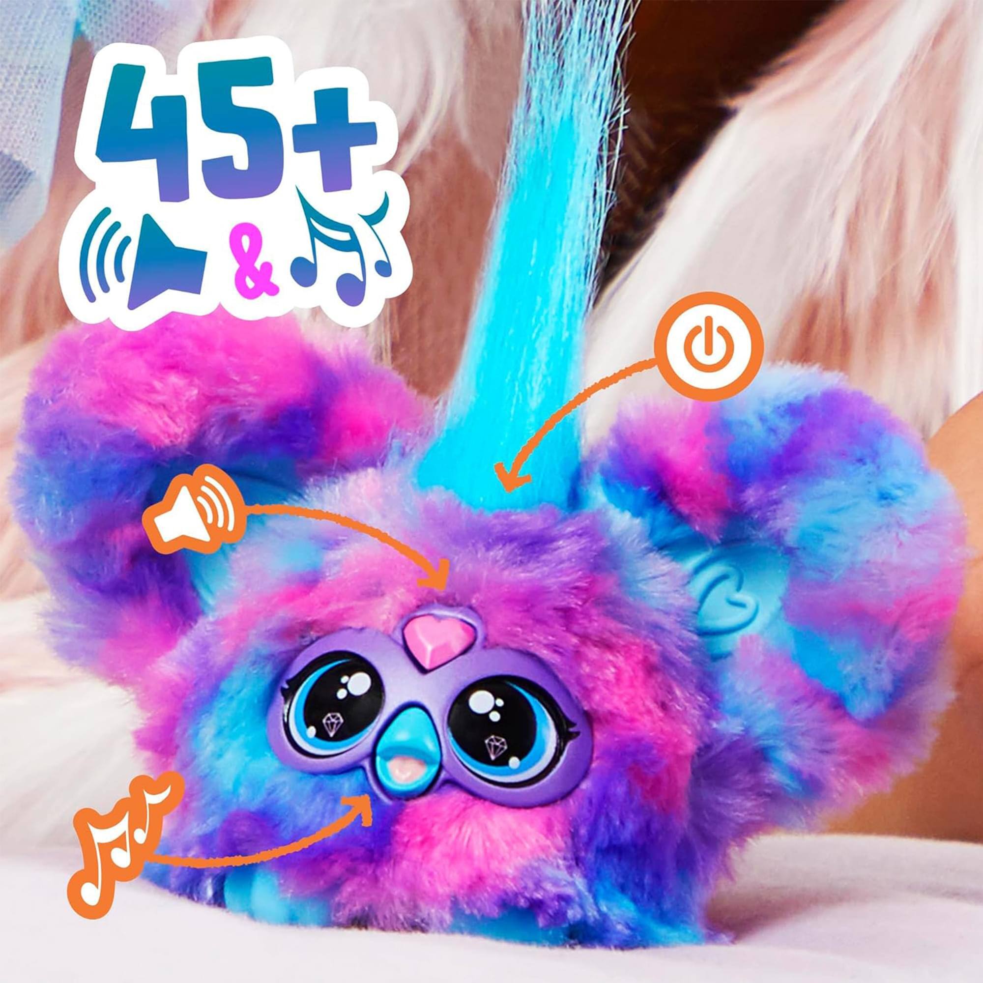 Alt View 10. Hasbro - Furby Furblets Electronic Plush | Luv-Lee - Multi.