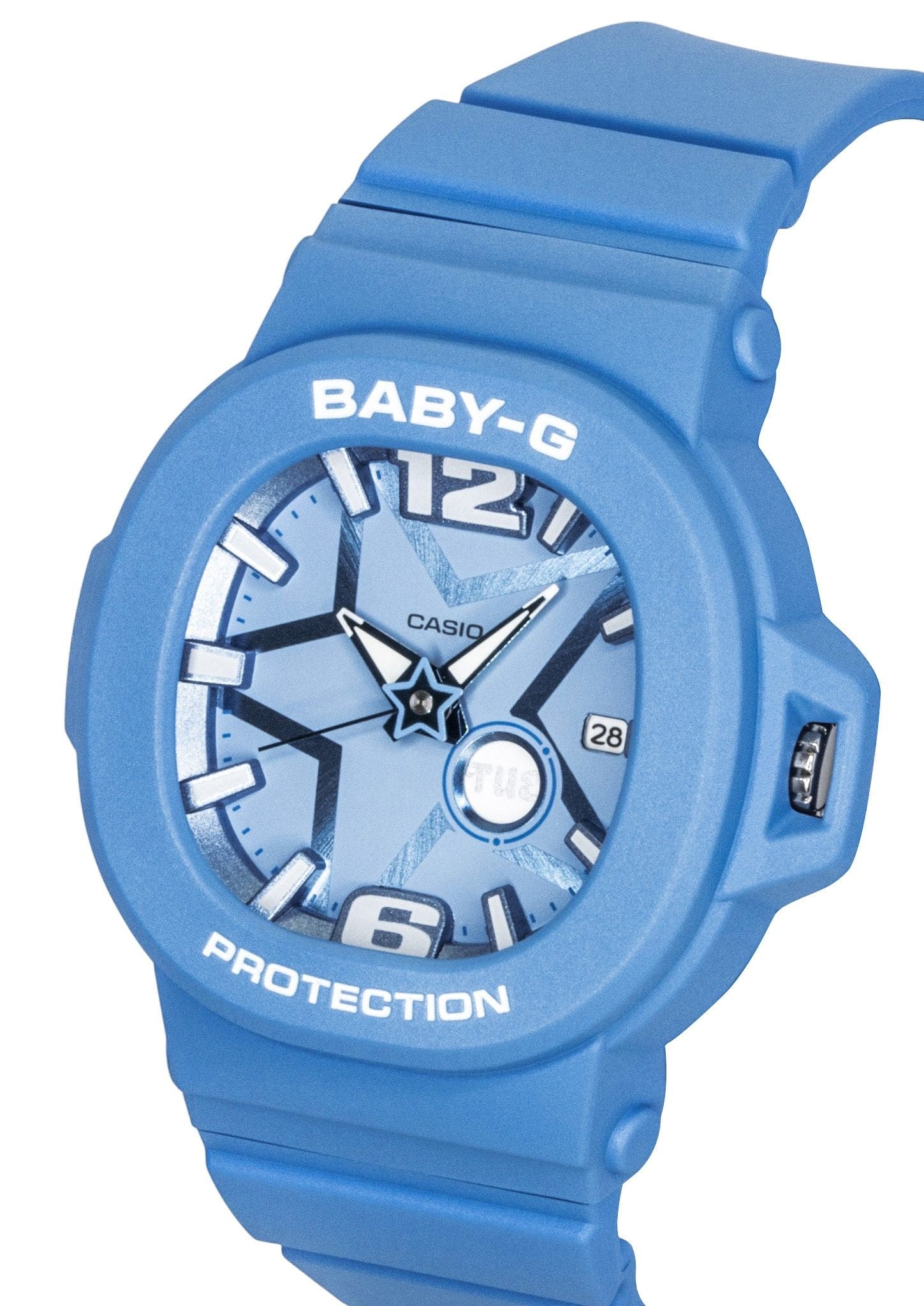 Casio Baby G Analog Plastic Dial Quartz BGA 10D 2A2 100M Women's