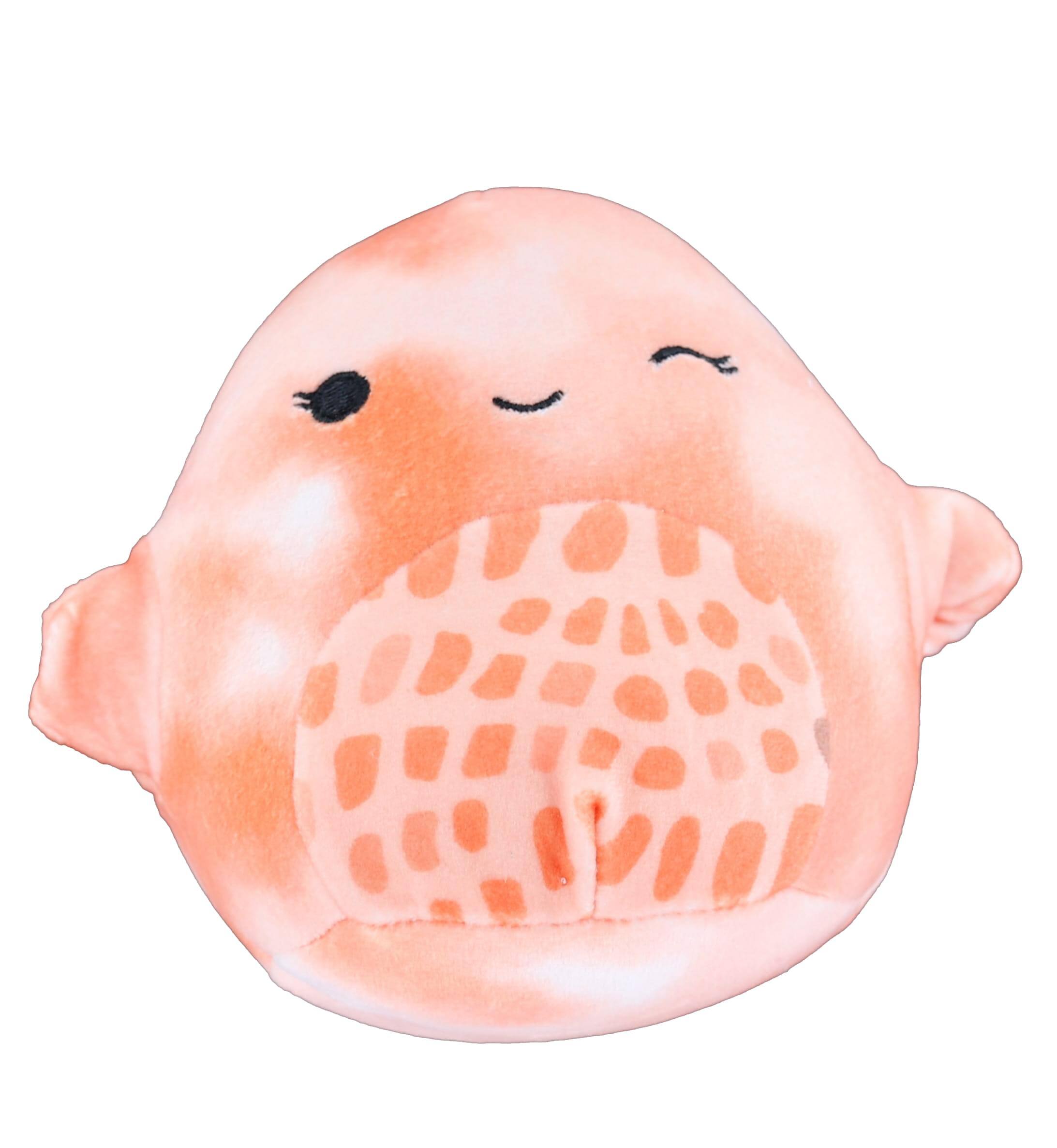 Front. Kellytoy - Squishmallow 5 Inch Mini Sealife Plush | Livvy the Starfish - Pink.