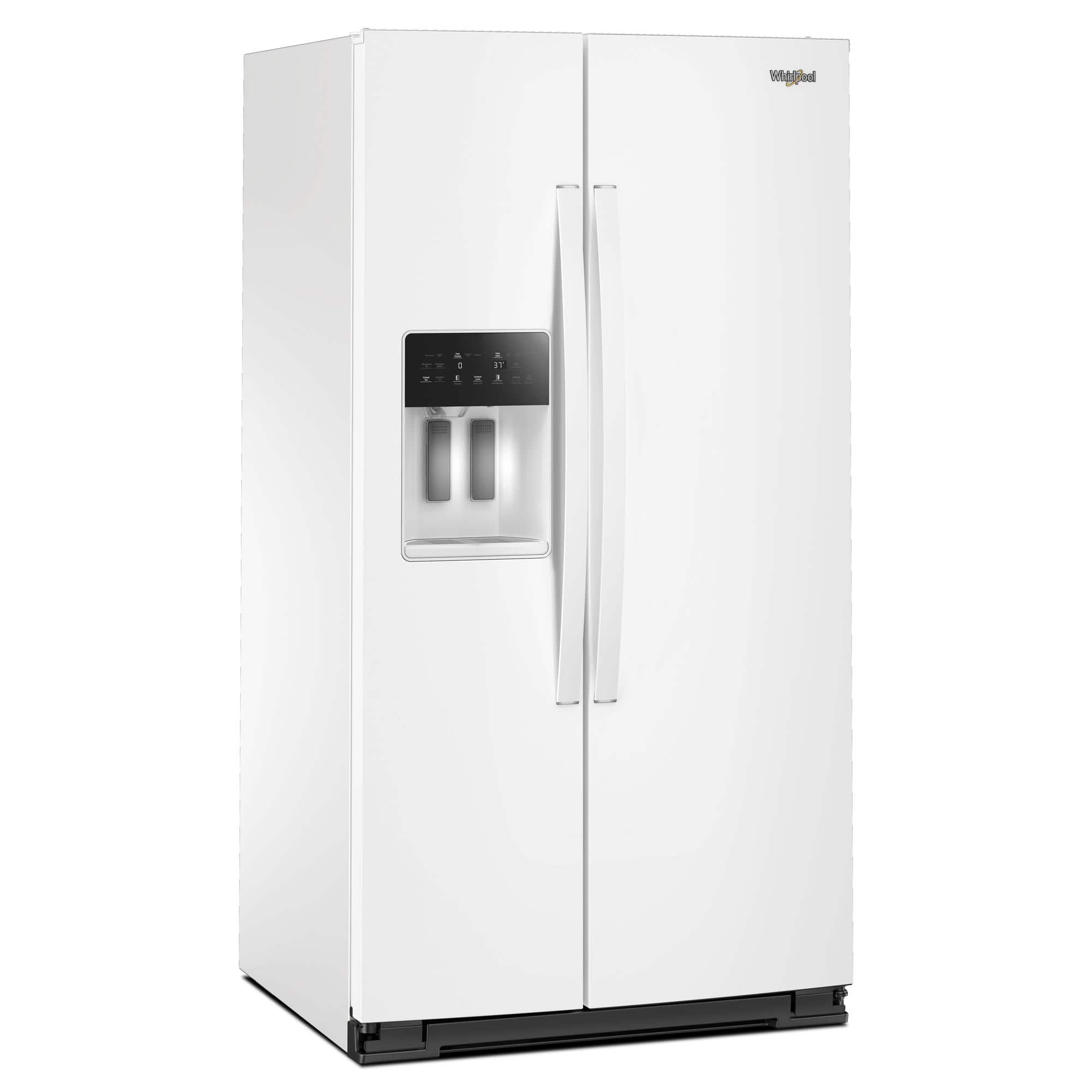 Alt View 2. Whirlpool - 28.7 Cu. Ft. Side-by-Side Refrigerator with TruCool System - White.