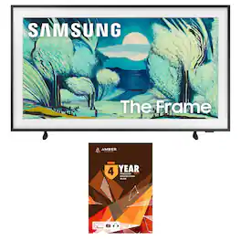 Samsung - QN43LS03FAFXZA 43 Inch The Frame QLED 4K Art Mode Vision AI Smart TV with 4 Year Amber Protection Plan (2025)