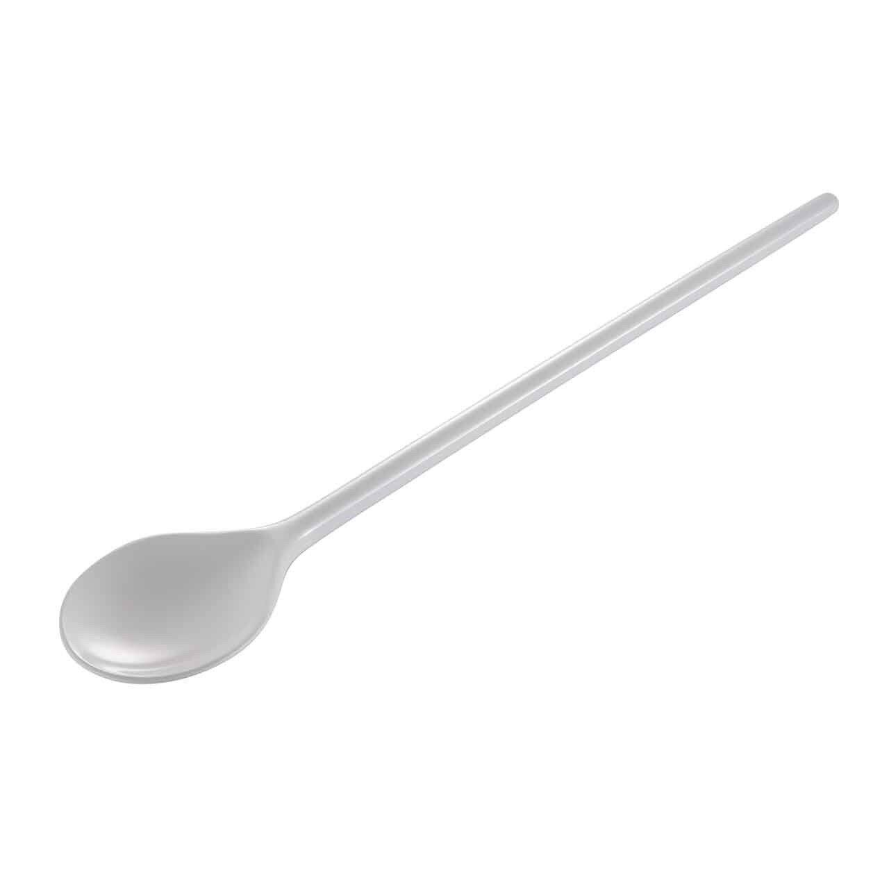 Back. Hutzler - 7 Piece Melamine Mixing Spoon Set - White - White.
