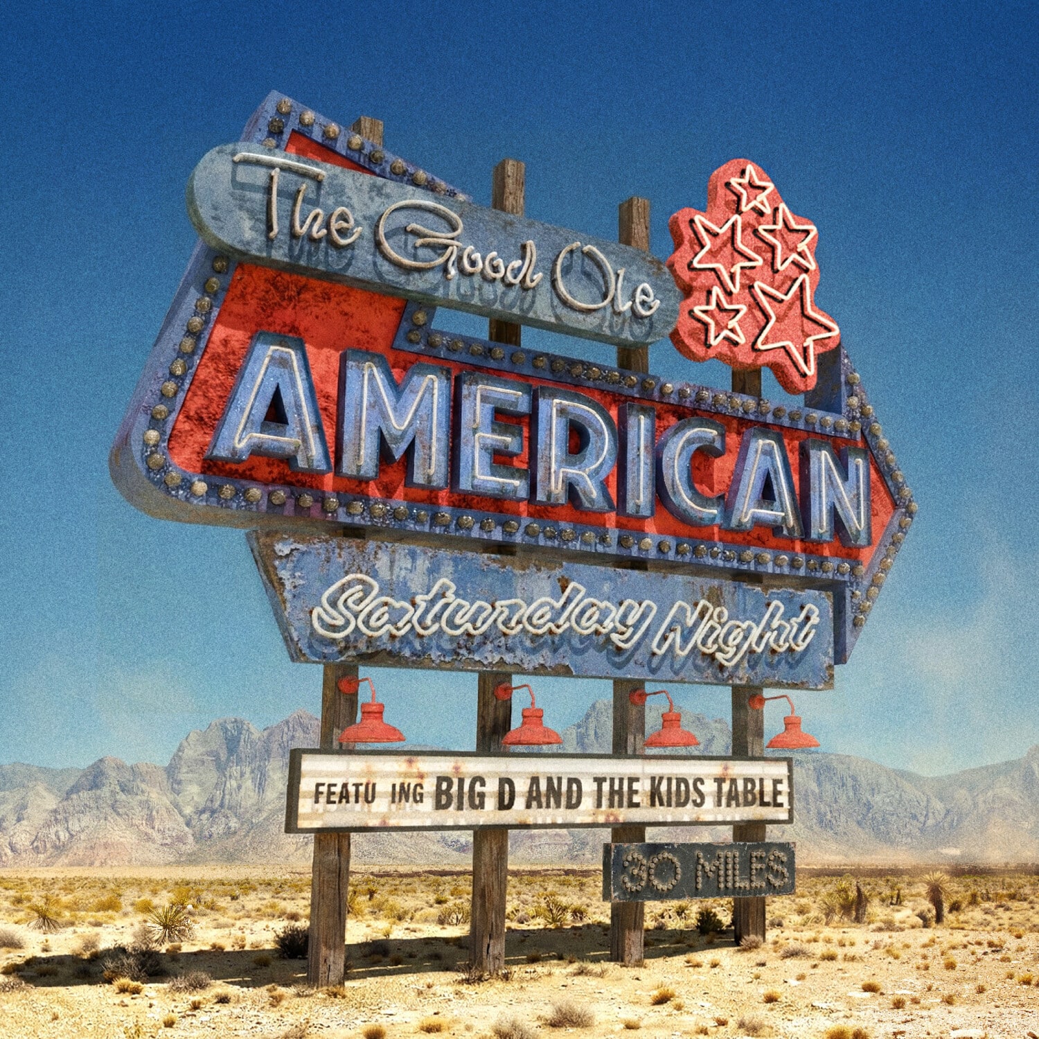 Big D and the Kids Table - The Good Ole American Saturday Night - BLUE DREAM SPLASH VINYL   - VINYL LP price history on PriceWatchPro