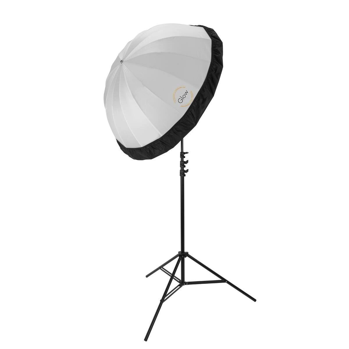 Alt View 3. Glow - Glow Easy Lock 51" Translucent Umbrella Black Panel.