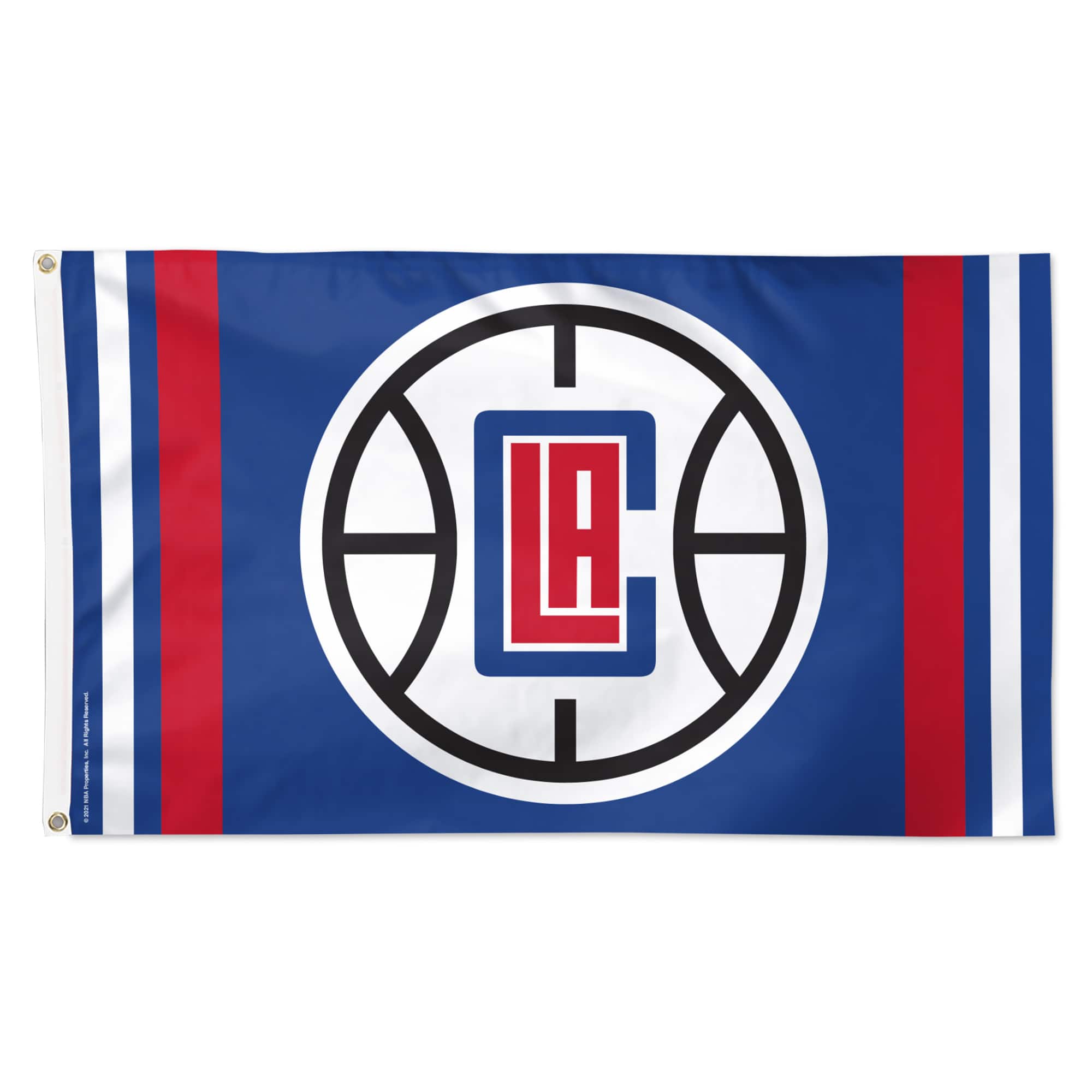 WinCraft - LA Clippers 3' x 5' Vertical Stripe Deluxe Single-Sided Flag - Multicolor